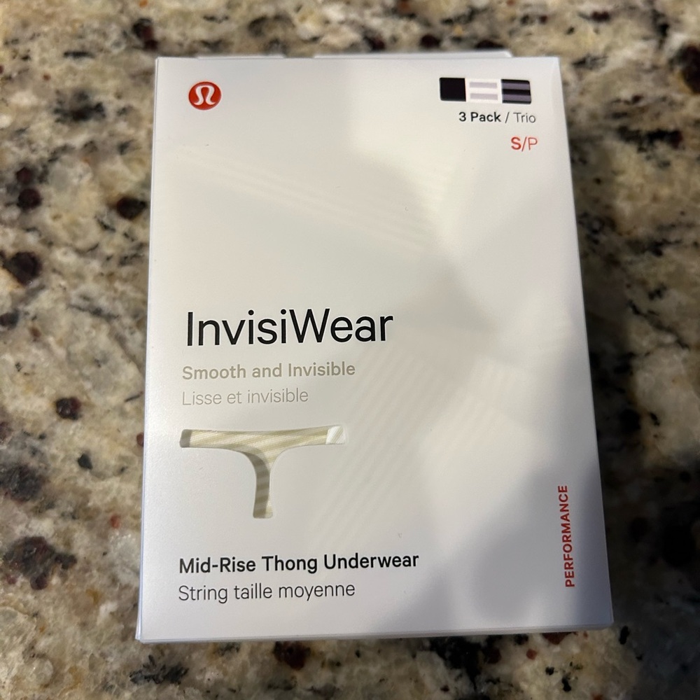 lululemon athletica InvisiWear Thong Underwear - 3 Pack White